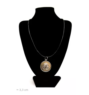 Poodle - necklace with a dog, pendant for a dog mom, unique jewelry from the Art-Dog brand