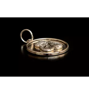 Caniche - collier avec chien, pendentif pour maman de chien, bijoux uniques de la marque Art-Dog