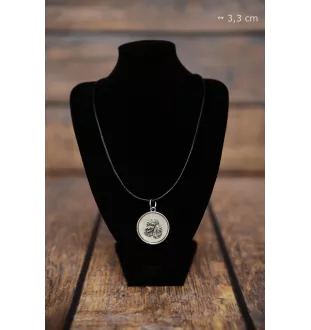 Pudel - Halskette mit Hund, Anhänger für Hundemama, einzigartiger Schmuck der Marke Art-Dog