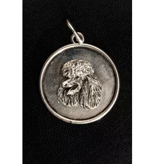 Caniche - collier avec chien, pendentif pour maman de chien, bijoux uniques de la marque Art-Dog
