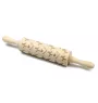 Poodle - rolling pin for dough with a dog, patterned rolling pin for ceramics, a gift for a cook from the Art-Dog brand