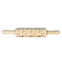 Poodle - rolling pin for dough with a dog, patterned rolling pin for ceramics, a gift for a cook from the Art-Dog brand