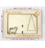 Portuguese Water Dog, Portie, PWD, Water Dog - Photo frame, engraved wooden frame, a lovely gadget for the dog lover by Art-Dog
