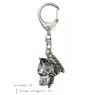 Presa Canario, Dogo Canario, Canary Mastiff I - Silver-plated key ring with dog, handbag decoration, backpack pendant by Art-Dog brand