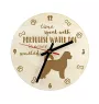 Portuguese Water Dog, Portie, PWD, Water Dog - clock with dog, wooden clock with engraving, personalised clock by Art-Dog