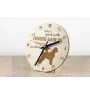 Chien d'eau portugais - horloge avec chien, horloge en bois avec gravure, horloge personnalisée par Art-Dog
