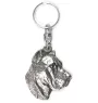 Presa Canario, Dogue des Canaries, Dogo canario - Pendentif argenté avec un chien dans une boîte décorative, décoration de sac à main, pendentif de sac à dos par la marque Art-Dog