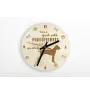 Pudelpointer - clock with a dog, wooden clock, wall clock for dog lovers, clock for desk and shelf, Art-Dog