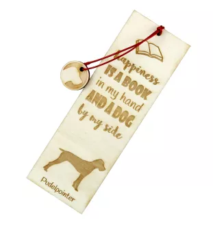 Pudelpointer - marque-page pour livre avec chien, marque-page personnalisé, accessoire canin pour les lecteurs de la marque Art-Dog