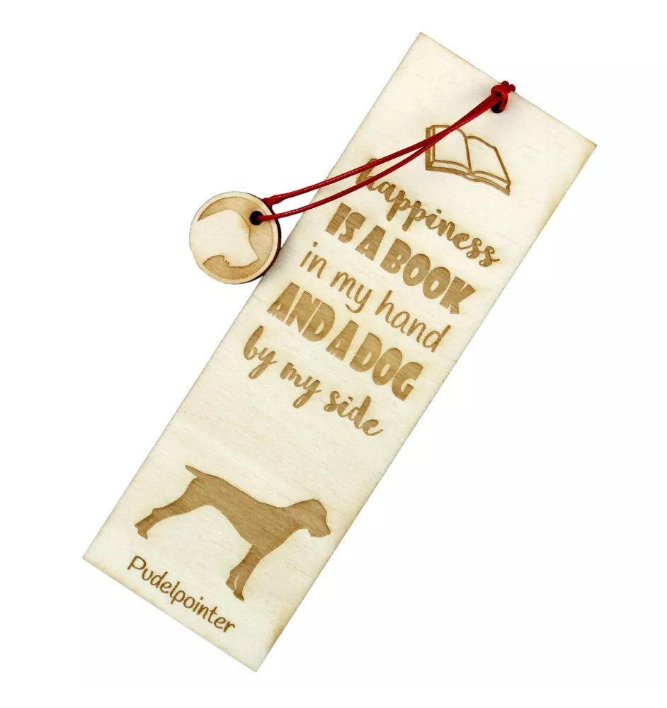 Pudelpointer - Lesezeichen mit Hund, personalisiertes Lesezeichen, Hundeaccessoire für Leser der Marke Art-Dog