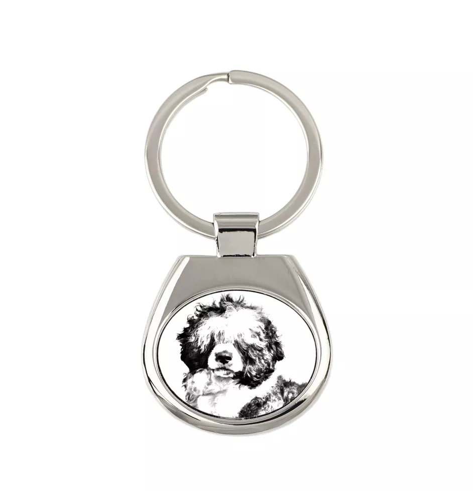 Chien d'eau portugais - porte-clés avec chien, porte-clés imprimé, breloque personnalisée de la marque Art-Dog