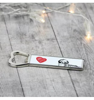 Chien d'eau portugais - ouvre-bouteille avec chien, ouvre-bouteille personnalisé pour réfrigérateur, cadeau unique pour homme de la marque Art-Dog