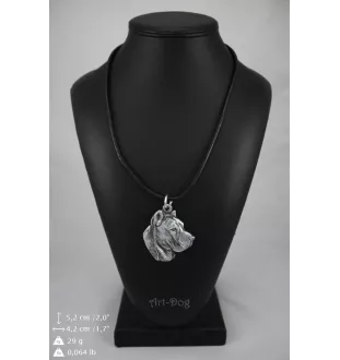 Presa Canario, Dogo Canario, Canary Mastiff - Dog necklace in gift box, silver-plated locket for dog fan, striking pendant by Art-Dog brand