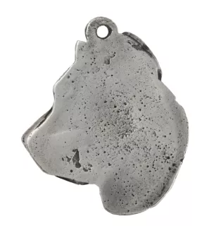 Presa Canario, Dogue des Canaries, Dogo canario - Collier de chien dans une boîte cadeau, médaillon argenté pour fan de chien, pendentif remarquable de la marque Art-Dog