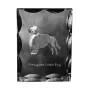 Portuguese Water Dog, Portie, PWD, Water Dog - crystal with a picture of a dog, glass statuette with a picture, unique frame with a picture from Art-Dog brand