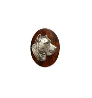 Presa Canario, Dogo Canario, Canary Mastiff - Dog show brooch, starter number clip, dog pin by Art-Dog