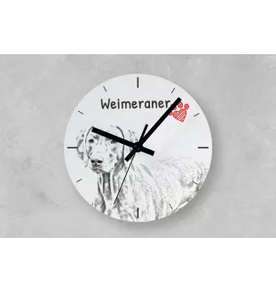 Portugiesischer Wasserhund - Wanduhr mit Hund, Regal Uhr mit Druck, personalisierte Hausdekoration von Art-Dog.