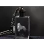 Portuguese Water Dog, Portie, PWD, Water Dog - Crystal key ring with dog photo, illuminated key ring, unique gift by Art-Dog brand