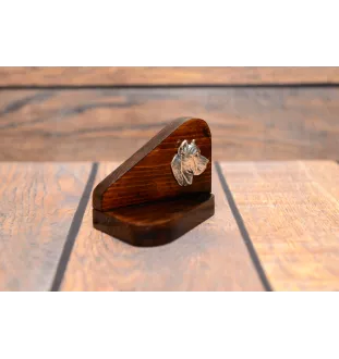 Presa Canario, Dogue des Canaries, Dogo canario - bougeoir en bois avec un chien, support pour bougie chauffe-plat, lieu de mémoire pour chien de la marque Art-Dog