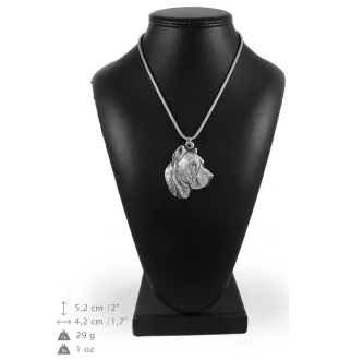 Presa Canario, Dogo Canario, Canary Mastiff - necklace with a dog, dog pendant on a silver chain, unique jewelry from the Art-Dog brand