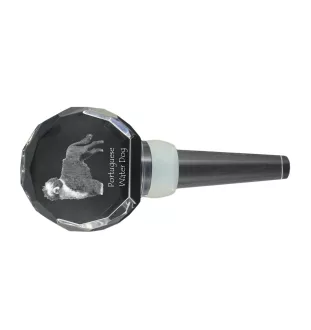 Portugalski pies dowodny grubszy stopper do wina z psem Art-Dog