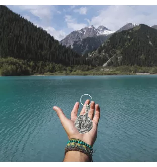 Mops, Pug, Carlin, Carlino, Doguillo I - Versilberte Hund Anhänger, Handtasche Dekoration, Rucksack-Anhänger von Art-Dog Marke