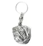 Carlin, Pug, Mops II - Pendentif argenté avec un chien dans une boîte décorative, décoration de sac à main, pendentif de sac à dos par la marque Art-Dog