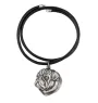Pug I - Necklace with dog, silver-plated pendant for dog fan, unique jewelry by Art-Dog brand