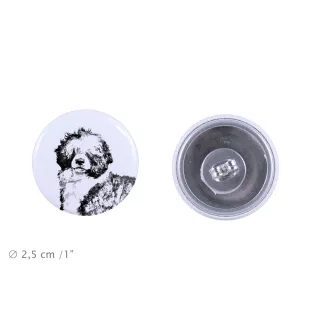 Portugiesischer Wasserhund - einzigartige Hund-Ohrringe, Ihr Haustier als Schlüsselanhänger, Eigenmarke Art-Dog