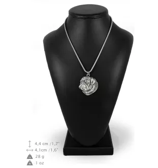 Pug I - Dog necklace, unique jewellery for the dog fan, unique adder pendant by Art-Dog brand