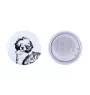 Chien d'eau portugais - badge avec votre chien, ajoutez votre propre photo, marque Art-Dog