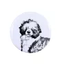 Portuguese Water Dog, Portie, PWD, Water Dog - pin with your dog, add your own photo, Art-Dog brand