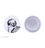 Chien d'eau portugais - badge avec votre chien, ajoutez votre propre photo, marque Art-Dog