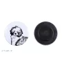 Portuguese Water Dog, Portie, PWD, Water Dog - magnet with a dog's pupil, exceptionally light, strong magnet, handmade product by the Art-Dog brand