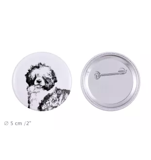 Portuguese Water Dog, Portie, PWD, Water Dog - pin with your dog, add your own photo, Art-Dog brand