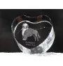 Portuguese Water Dog, Portie, PWD, Water Dog - a photo of a dog in crystal, crystal heart, unique photo frame from the Art-Dog brand