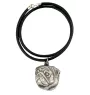 Pug II - Dog necklace in gift box, silver-plated locket for dog fan, striking pendant by Art-Dog brand