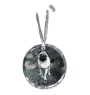 Mops, Pug, Carlin, Carlino, Doguillo - Kristallkugel mit Foto, Hundebild im Kristall, personalisierter Christbaumschmuck von Art-Dog.
