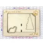 Puli, Hungarian Water Dog - Photo frame, engraved wooden frame, a lovely gadget for the dog lover by Art-Dog