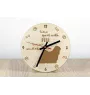 Puli, Hungarian Water Dog - clock with dog, wooden clock with engraving, personalised clock by Art-Dog