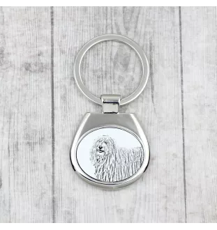 Puli, Puli Hongrois - porte-clés avec chien, porte-clés imprimé, breloque personnalisée de la marque Art-Dog