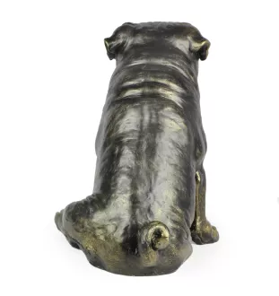 Mops, Pug, Carlin, Carlino, Doguillo - Lebensgroße Hundestatue, Figur im Maßstab 1:1, Statue für den Garten von Art-Dog