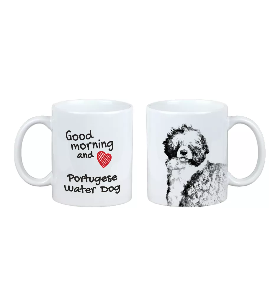 Portugiesischer Wasserhund - Tasse mit Hund, Tasse mit Bild, personalisiertes Geschenk der Marke Art-Dog