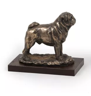 Mops, Pug, Carlin, Carlino, Doguillo - Hundestatue, Figur für Büro, Trophäe für Hundeausstellung von Art-Dog brand