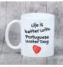 Chien d'eau portugais - tasse avec chien, tasse avec photo, cadeau personnalisé de la marque Art-Dog