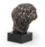 Mops, Pug, Carlin, Carlino, Doguillo - Hundestatue, Büste auf Steinsockel, Skulptur, Trophäe für Hundeausstellung der Marke Art-Dog