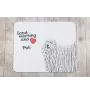 Puli, Puli Hongrois - tapis de souris personnalisé avec impression, tapis de souris personnalisé avec chien, accessoire unique pour employé de bureau de la marque Art-Dog