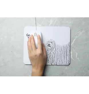 Puli - Mauspad mit Druck, personalisiertes Mauspad mit Hund, einzigartiges Gadget für Büroangestellte von Art-Dog.