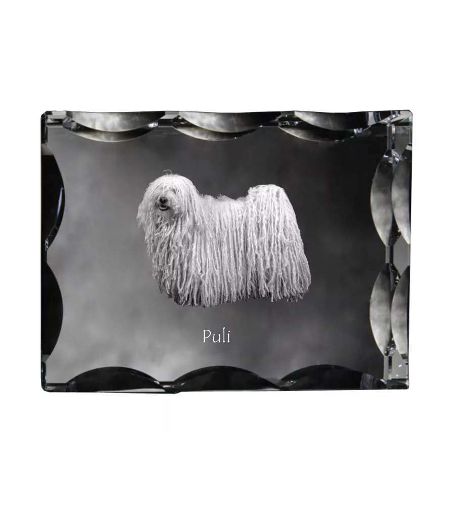 Puli ramka kryształowa z psem Art-Dog