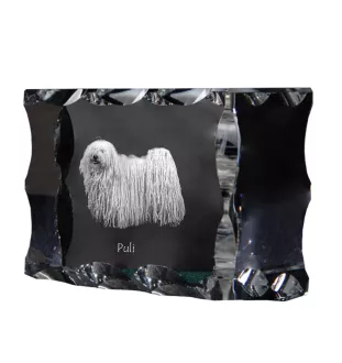 Puli ramka kryształowa z psem Art-Dog